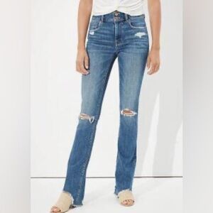 American Eagle Hi-Rise Artist Flare